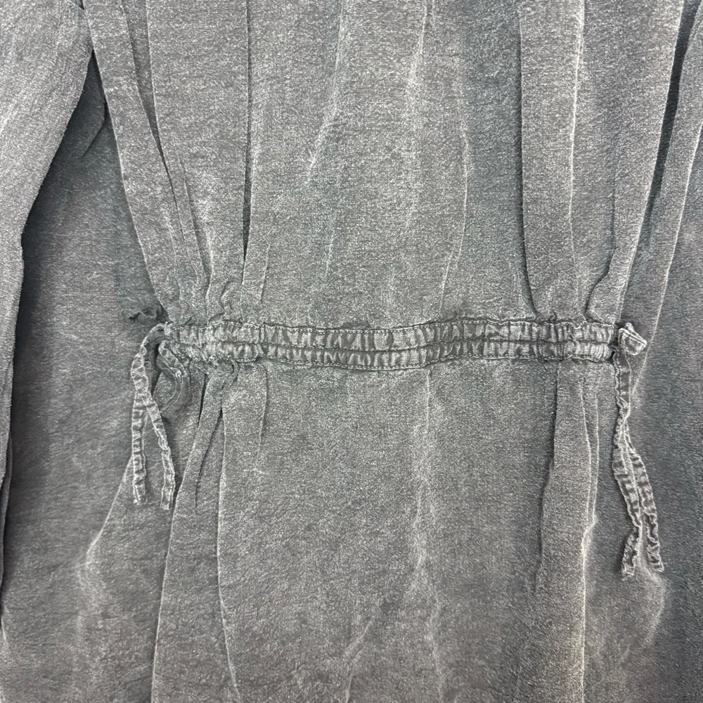 Free People Denim Darling Mini Dress in washed black cotton size small - Picture 9 of 9